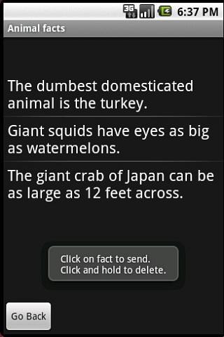 Animal Facts Android Entertainment
