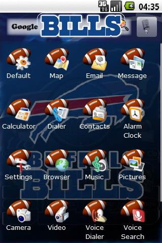 Buffalo Bills themes Android Personalization