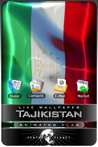 TAJIKISTAN LIVE FLAG