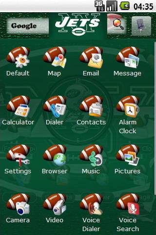 NY Jets themes Android Personalization