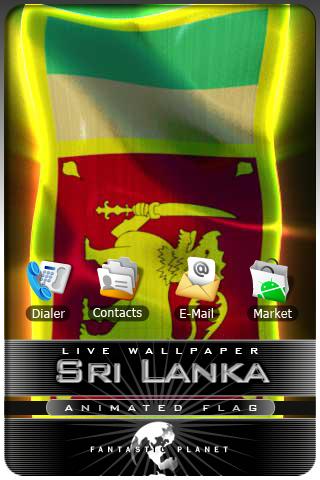 SRI LANKA LIVE FLAG