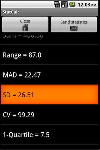 StatCalc Android Productivity