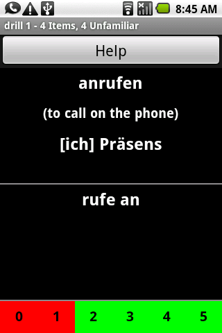 German Verb Trainer Android Education