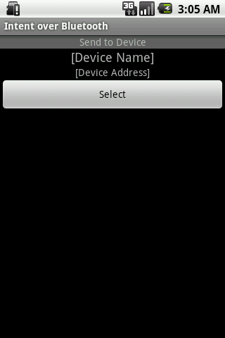 Intent over Bluetooth Android Communication
