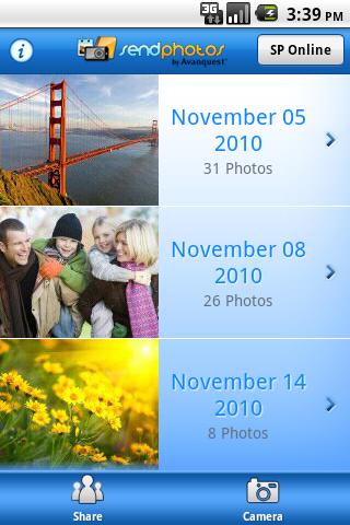 Avanquest SendPhotos Android Social