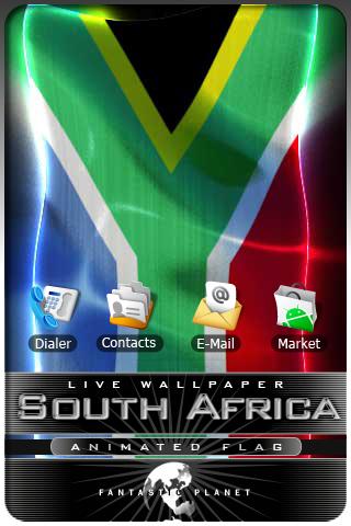 SOUTH AFRICA LIVE FLAG Android Lifestyle