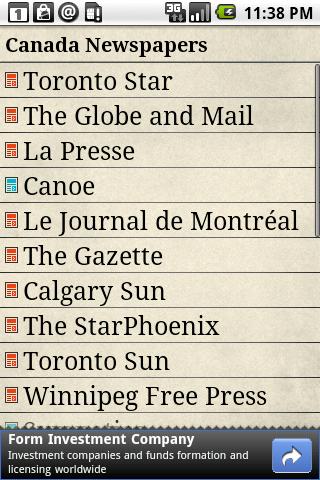 Canada Newspapers Android News & Weather