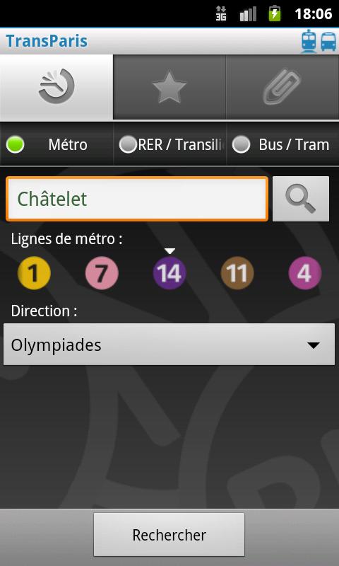TransParis Android Transportation