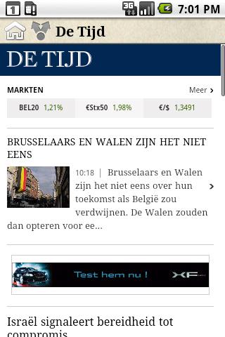 België Kranten Android News & Weather