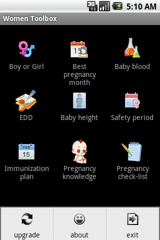 Women Toolbox Android Health