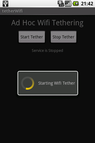 tether Wifi Android Communication