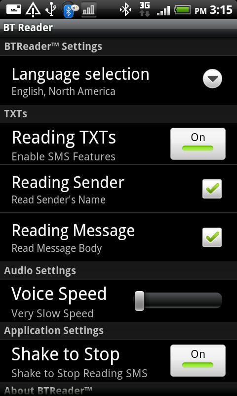 BT Reader Android Lifestyle