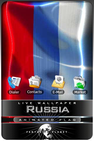 RUSSIA LIVE FLAG Android Entertainment