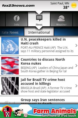 FOX23 News on the Go MLN Android News & Weather