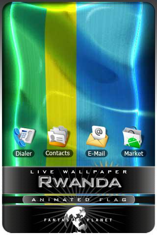 RWANDA LIVE FLAG Android Entertainment