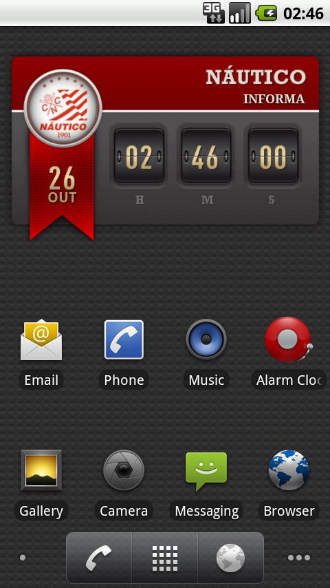 Náutico Digital Clock Android Sports