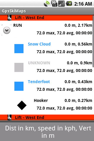 Gps Ski Maps USA/CAN 1 resort Android Sports