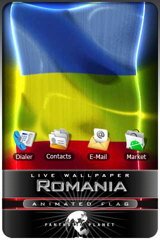 ROMANIA LIVE FLAG