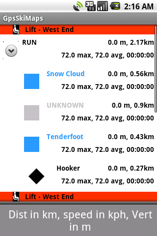 Gps Ski Maps USA/CAN ALL Res. Android Sports