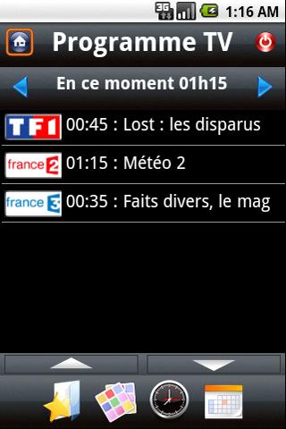 ProgrammeTV Android Entertainment