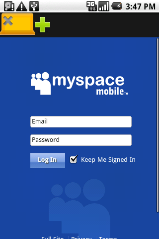 Myspace Mobile App Android Social