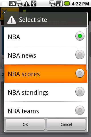 NBA basketball Android Sports