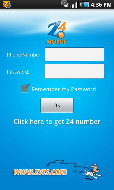 ZVRS Z4 Mobile App Android Lifestyle