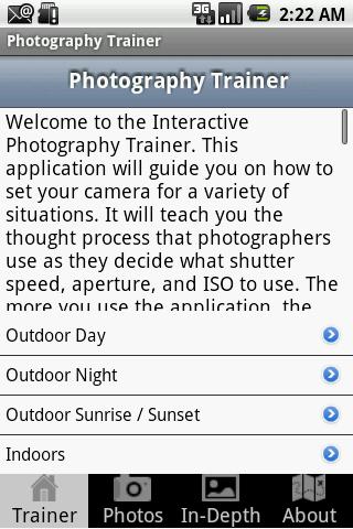 Photography Trainer Android Multimedia