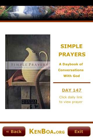 Simple Prayers by Kenneth Boa Android Books & Reference