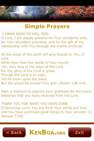 Simple Prayers by Kenneth Boa Android Books & Reference