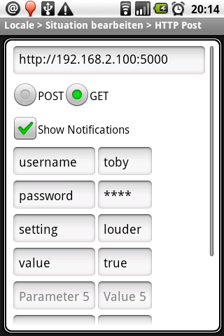 HTTP Poster and Locale Plug-In Android Tools