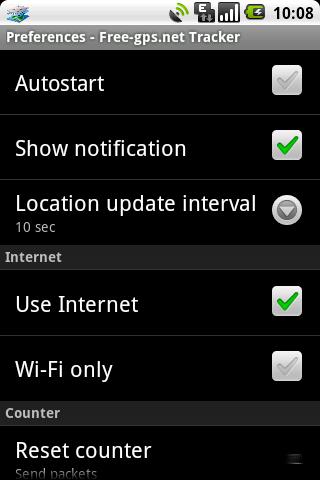 Free-gps.net Tracker Android Travel