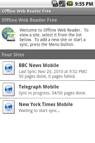 Offline Web Reader Free