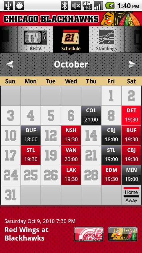 Chicago Blackhawks (Official) Android Sports