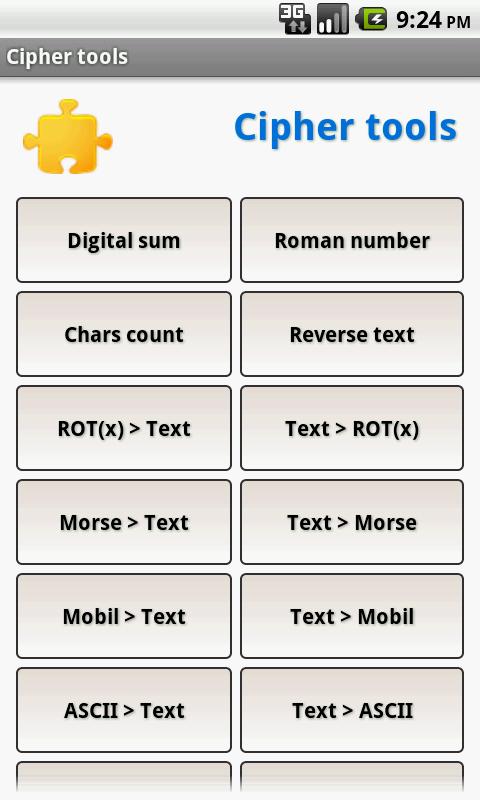Cipher tools Android Tools