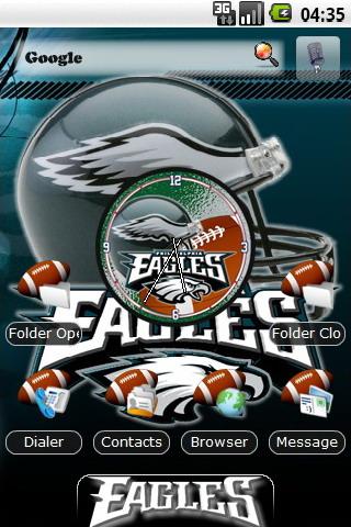Philadelphia Eagles themes Android Personalization