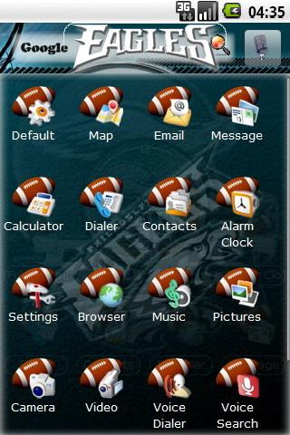 Philadelphia Eagles themes Android Personalization