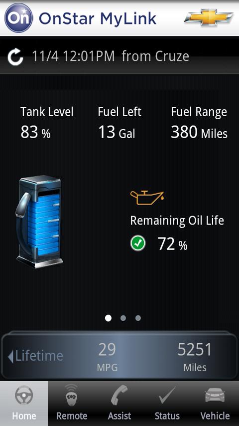 OnStar MyLink Android Productivity