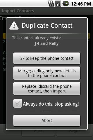Import Contacts Android Tools
