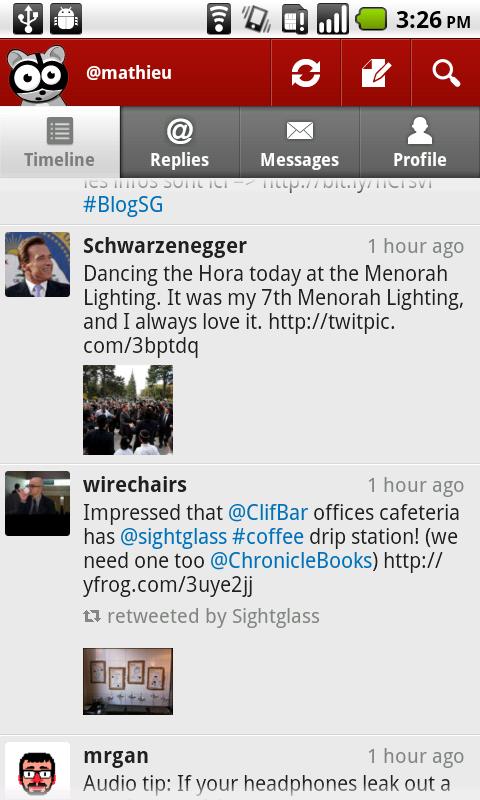 Seesmic for Twitter Android Social