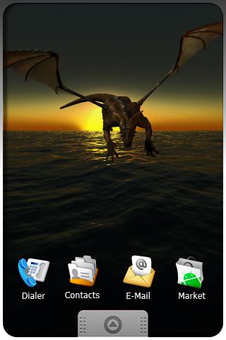 DRAGON live wallpaper Android Themes