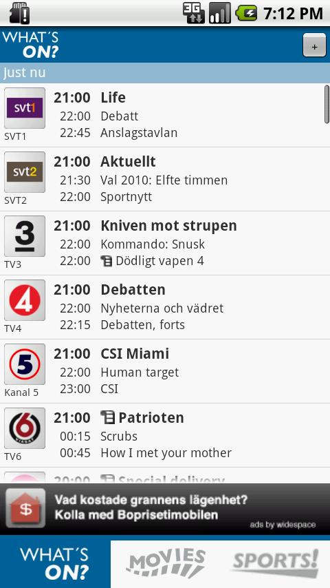 TV-Guide Sweden (free) Android News & Magazines