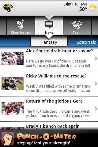 Jacksonville Jaguars Android Sports