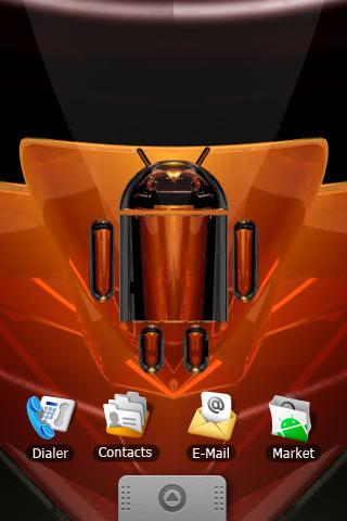 DROID BRONZ  live wallpaper . Android Themes