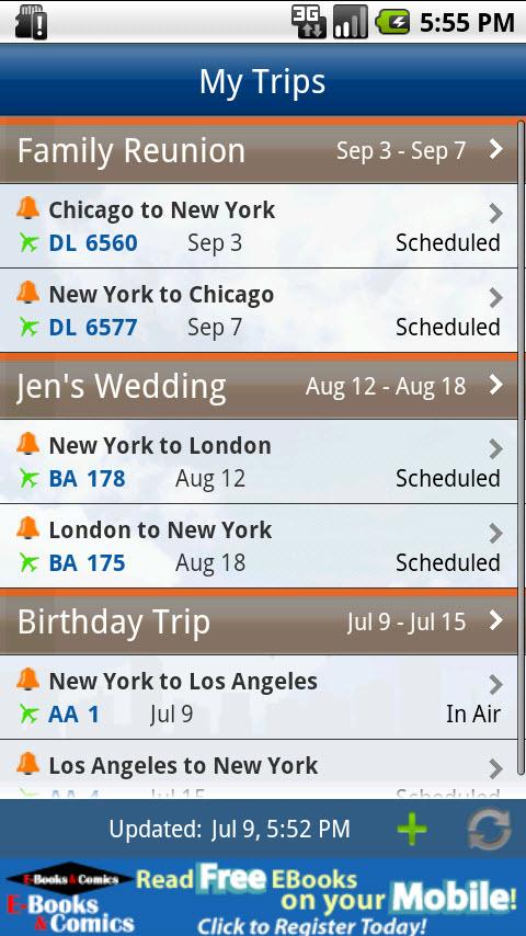 FlightView Free Flight Tracker Android Travel & Local
