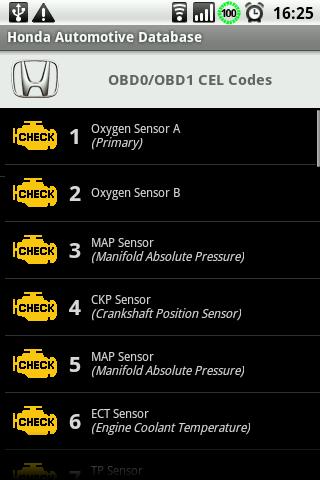 Honda Automotive Database Android Tools