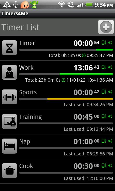 Timers4Me Android Productivity