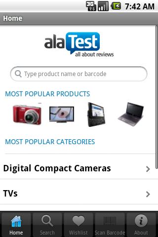 alaTest Reviews Android Shopping