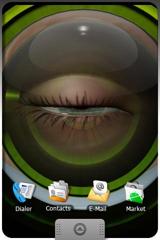 MAGIC EYE live wallpaper . Android Themes