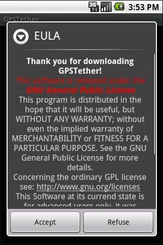GPS Tether Android Tools